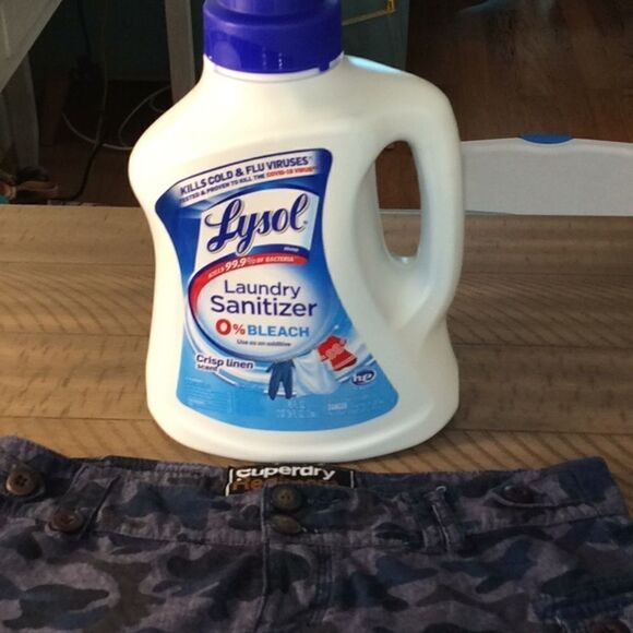 Superdry Regiment Blue Camo Cargoshorts pockets XS - Picture 13 of 13